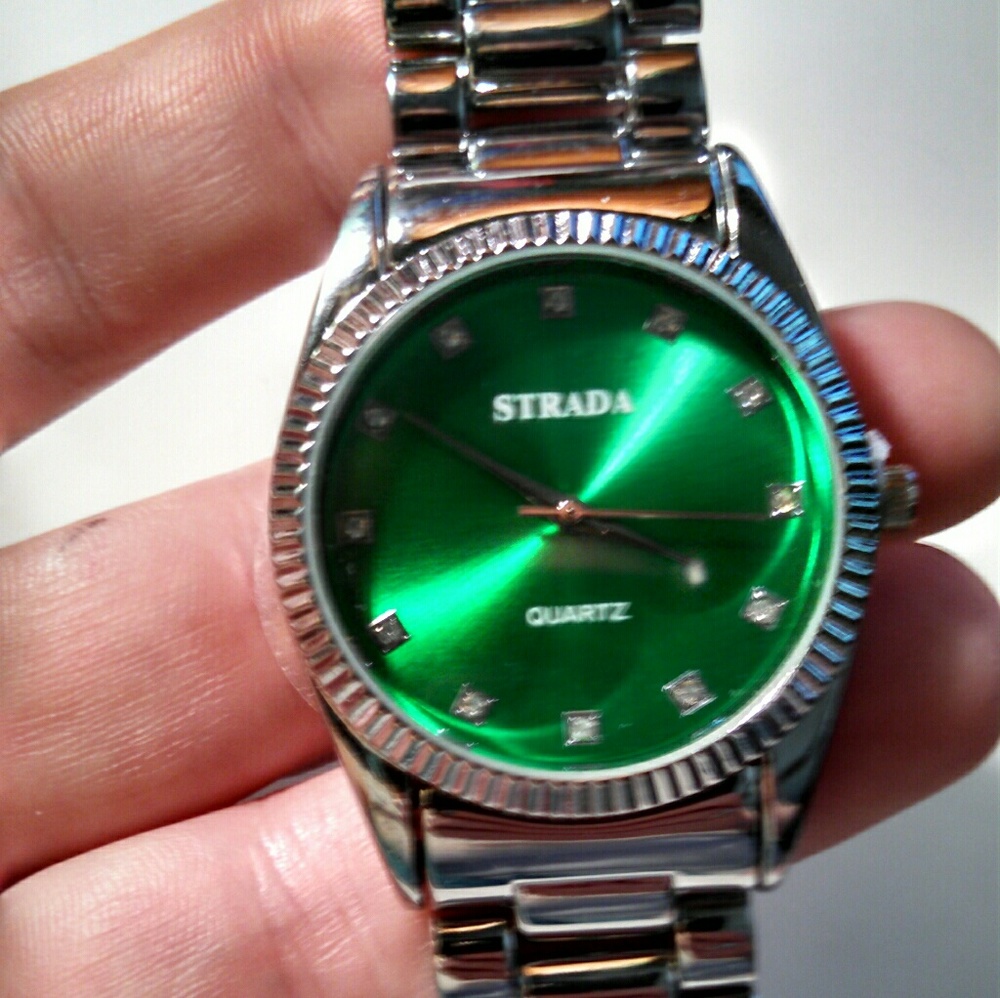 Strada Austrian crystal Japan movement watch.